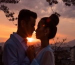 Dion dan Fiona dalam Balutan Suasana Sunset